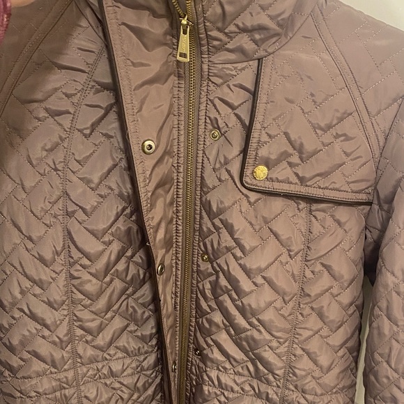 Cole Haan Signature Quilted Caramel/Beigel Coat Women's Size Small P - Picture 4 of 9